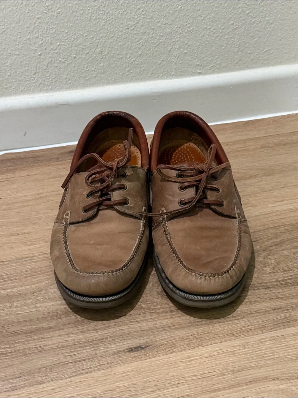 Cole Haan Men’s Brown Leather Boat Shoes Dress Casual Size 13 D Loafers Preppy